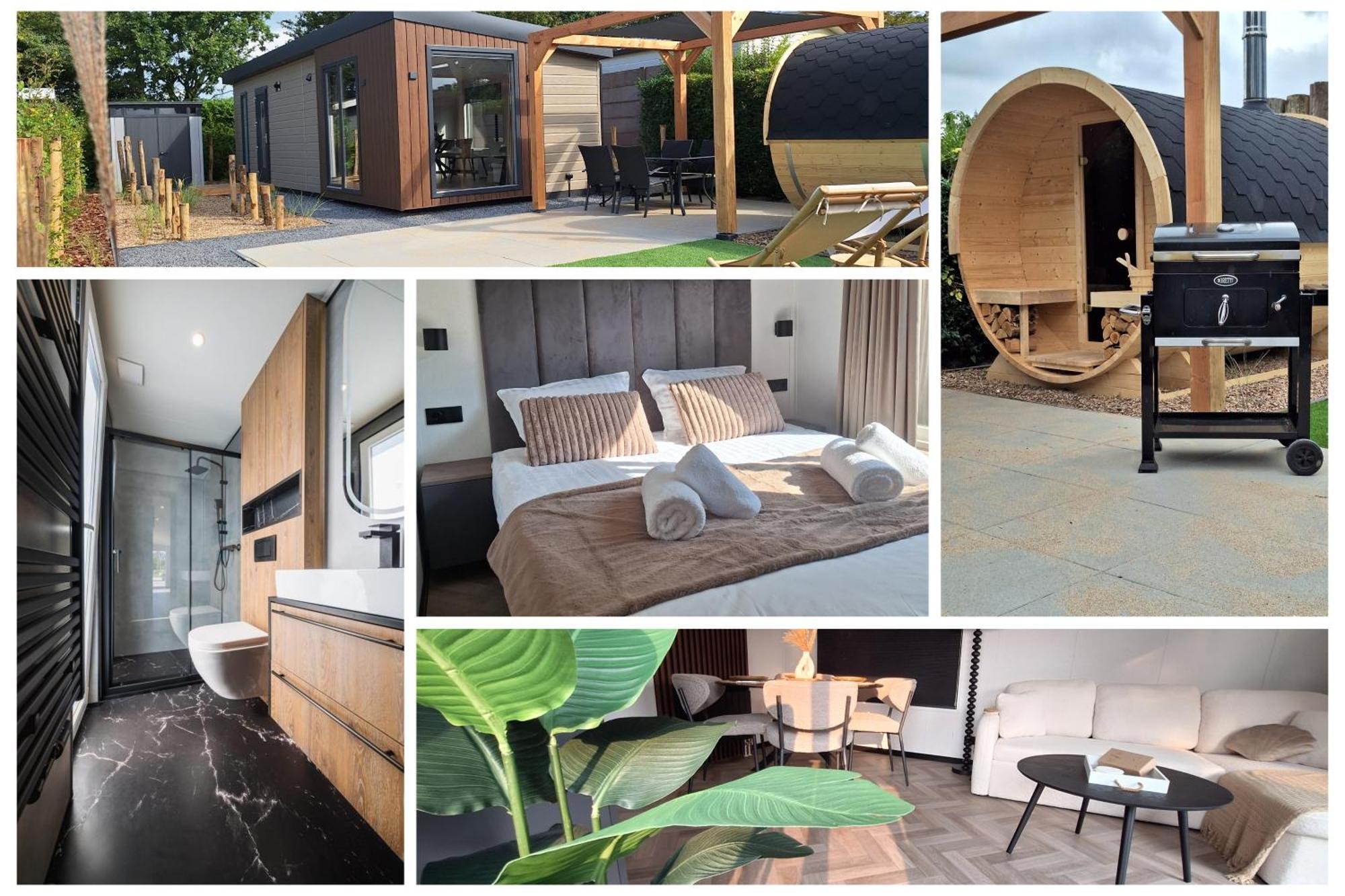 'Relax Lodge Sea' - Wellness Lodge In Zeeland - Private Sauna - Airco - Garden - Outdoor Swimming Pool - Free Wifi, Towels & Bed Linen Heinkenszand Esterno foto