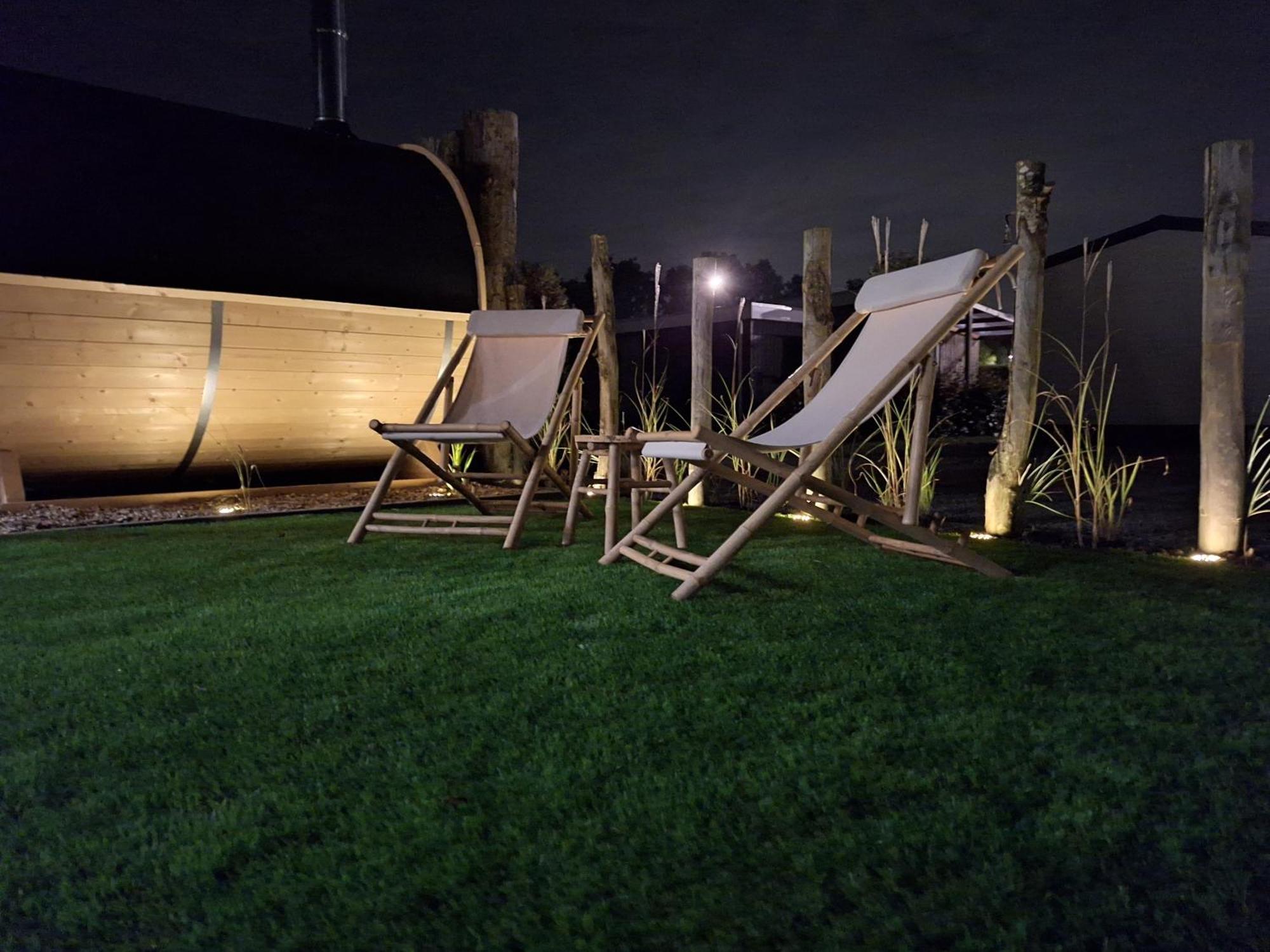 'Relax Lodge Sea' - Wellness Lodge In Zeeland - Private Sauna - Airco - Garden - Outdoor Swimming Pool - Free Wifi, Towels & Bed Linen Heinkenszand Esterno foto