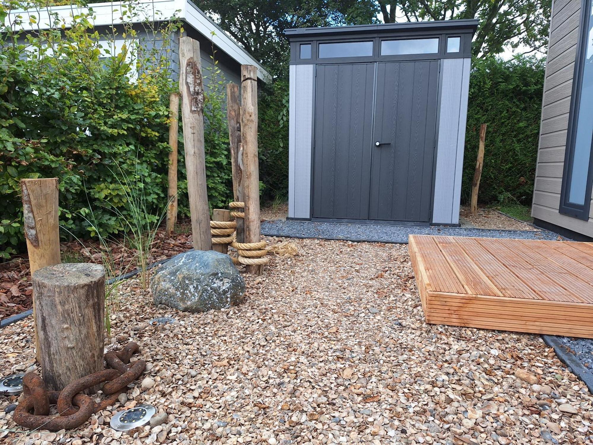 'Relax Lodge Sea' - Wellness Lodge In Zeeland - Private Sauna - Airco - Garden - Outdoor Swimming Pool - Free Wifi, Towels & Bed Linen Heinkenszand Esterno foto