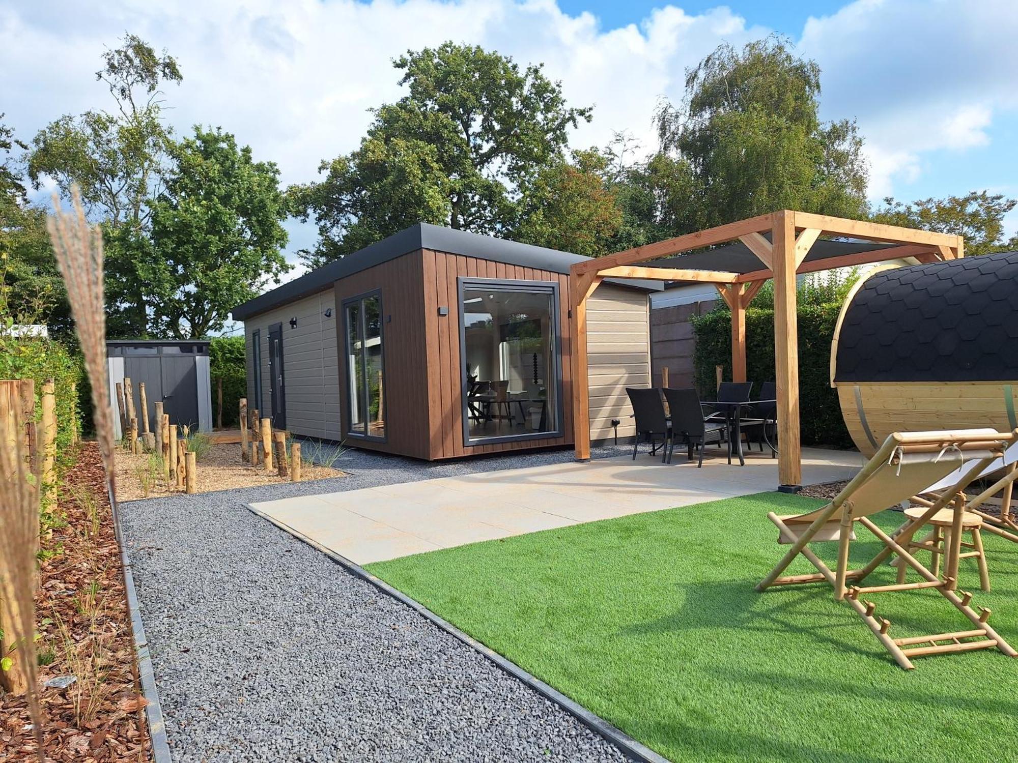 'Relax Lodge Sea' - Wellness Lodge In Zeeland - Private Sauna - Airco - Garden - Outdoor Swimming Pool - Free Wifi, Towels & Bed Linen Heinkenszand Esterno foto